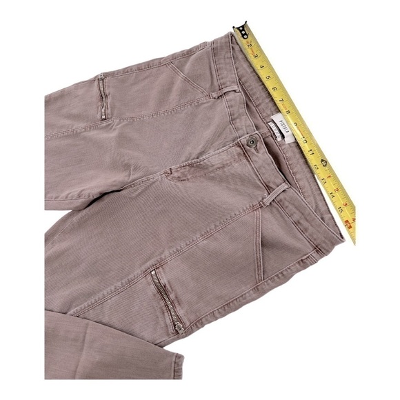 Pistola Hunter Ankle Stretch Skinny Cargo Pants Cropped Mauve Size 33 - Picture 9 of 13